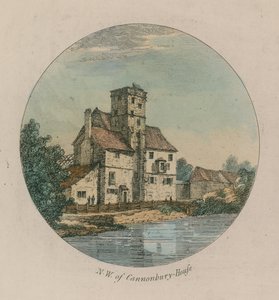 Nordväst om Canonbury House, Islington