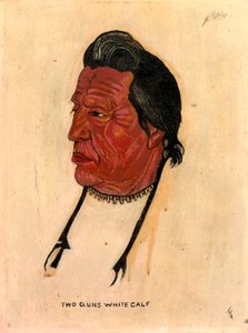 Two Guns White Calf, n.d. av Benjamin H. Frayser