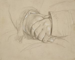 Clasped Hands, som sägs vara poeten William Wordsworths