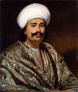 Porträtt av en Nawab, ca. 1856-62