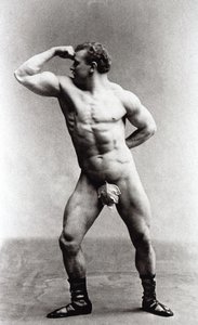 Den tyske kroppsbyggaren Eugen Sandow