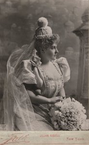 Porträtt av Lillian Russell