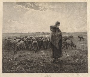 Fårhuset av Benjamin Louis Auguste Damman