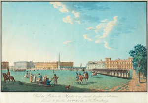 Marmorpalatset i Sankt Petersburg, ca. 1800
