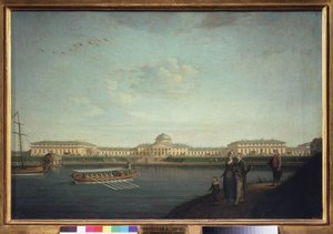 Tauridepalatset sett från Neva (Sankt Petersburg). Målning av Benjamin Paterssen (1748-1815), olja på duk av Benjamin Patersson