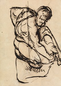 Figurstudie av en naken man av Benjamin Robert Haydon