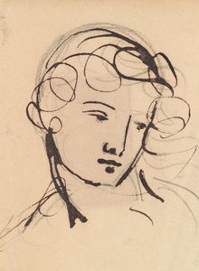Porträttstudie av Benjamin Robert Haydon