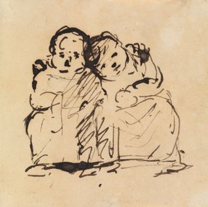 Studie av två barn av Benjamin Robert Haydon