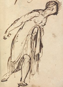 Studie av en lutande figur av Benjamin Robert Haydon