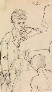 Studie av en man av Benjamin Robert Haydon