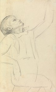 Studie av en sittande man av Benjamin Robert Haydon