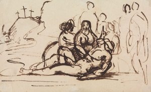 Studie av Pietan av Benjamin Robert Haydon