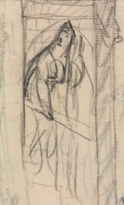 Mordet på Duncan - Lady Macbeth, närmar sig Macbeth och kroppen av Benjamin Robert Haydon