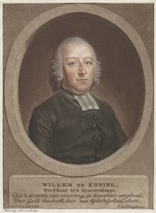 Porträtt av pastor Willem de Koning