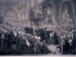 Invigning av Lord Mayor Nathaniel Newnham, London, 1801