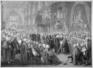 Interiör av Guildhall, City of London, 1782.