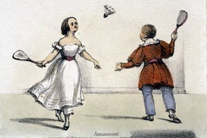 Nöjen, från tamhöns i grafiska illustrationer av djur - visar deras nytta för människan i deras anställning under livet och användningen efter döden, ca 1845 av Benjamin Waterhouse Hawkins