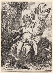 Uppståndelsens ängel av Benjamin West