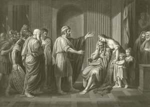 Förvisning av Cleombrotus av Benjamin West
