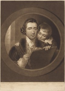 Benjamin West och hans son Raphael Lamar West av Benjamin West
