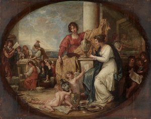 British Manufactory, A Sketch, 1791. av Benjamin West