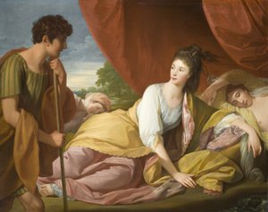 Cymon och Iphigenia av Benjamin West