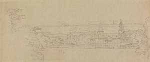 Greenwich från parken av Benjamin West