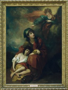 Hagar och Ismael av Benjamin West