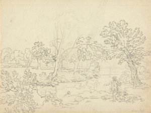 Landskap vid Henstead av Benjamin West