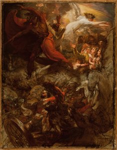 Pharaoh and his Host Lost in the Red Sea, 1792 and after 1800  av Benjamin West