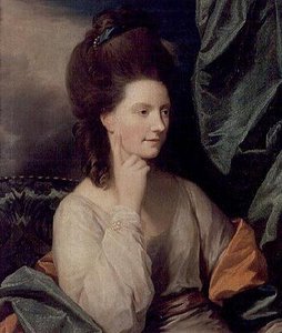 Porträtt av Mrs William Abercromby från Classaugh av Benjamin West