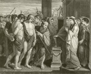 Pylades och Orestes av Benjamin West