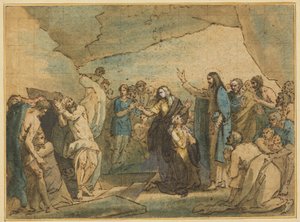 Lazarus uppståndelse av Benjamin West
