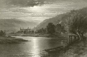 Tintern Abbey - Månsken på Wye