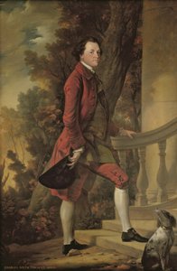 Porträtt av Charles, 9:e viscount Irwin (olja på duk)