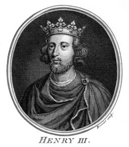 Henrik III, kung av England.