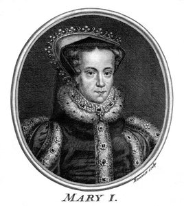 Drottning Mary I av England.