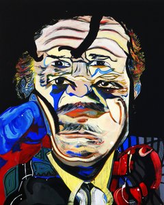 50 stora författare i historien : Carlos Fuentes, 2015 (olja och akryl på duk) av Benoit Erwann Boucherot