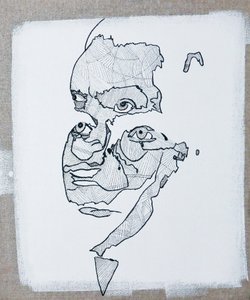 50 stora författare i historien : Federico Garcia Lorca, 2015 (olja och akryl på duk)