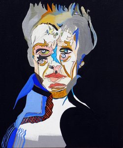 50 stora författare i historien : Hervé Guibert, 2015 (olja och akryl på duk) av Benoit Erwann Boucherot