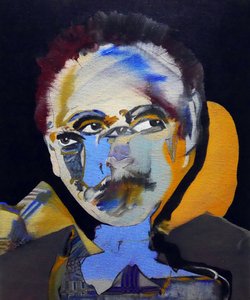 50 stora författare i historien : Tennessee Williams, 2015 (olja och akryl på duk) av Benoit Erwann Boucherot