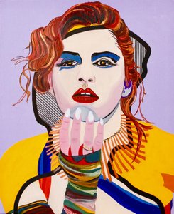 La Nef des fous: Astrid, 2020 (olja på duk) av Benoit Erwann Boucherot