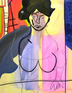 Miss N. 1, 2000 (olja på duk)