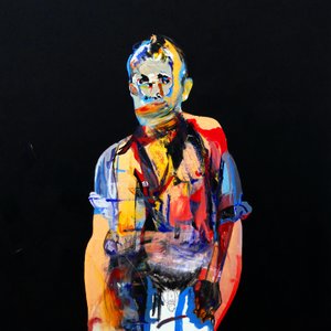 Surportrait : Jean Genet, 2017 (olja på duk)