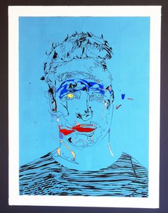 Surportrait : One man, 2015 (akryl på duk)
