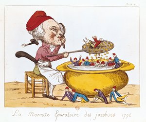 Jakobinernas reningskruka, 1793 av Benoit Louis Henriquez