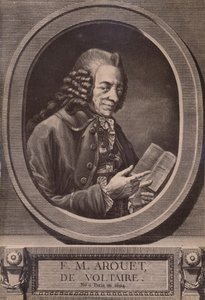 Voltaire, fransk författare och filosof, c1700-talet 1894 av Benoit Louis Henriquez
