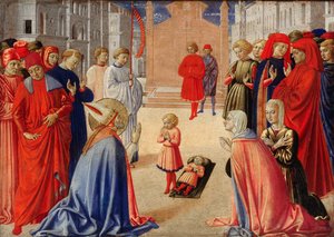 Sankt Zenobius uppväcker en pojke från de döda, 1462
