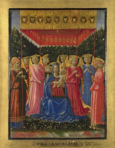 Jungfrun och barnet med änglar, ca. 1450