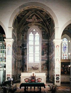 Avsnitt från St. Augustinus liv, 1463-1465 (se även 192535, 192550, 192551, 192553, 192554) av Benozzo di Lese di Sandro Gozzoli